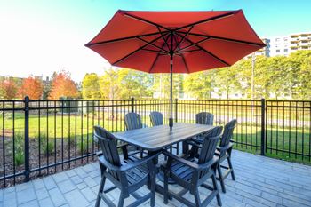 Private patio